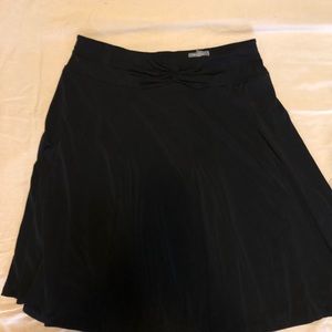 Black knee length skirt